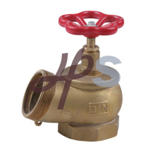 Brass fire hose landing valve for fire hydrant system
